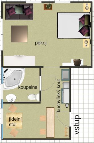 Romantický víkend  Apartmány Jizerské hory, apartmán Podzim